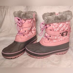 Dream Pairs Pink Snow Boots size 4